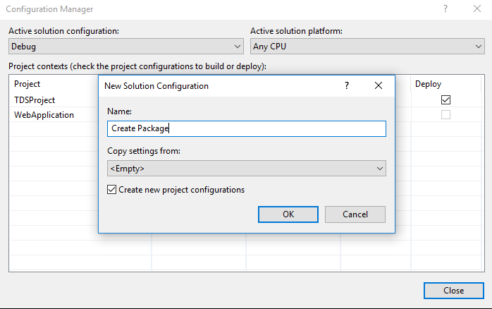 Create a new Jenkins build configuration